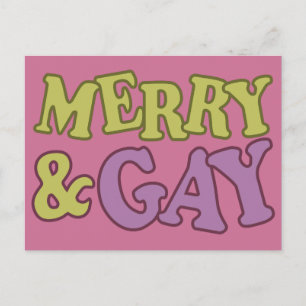 Carte postale Merry & Gay