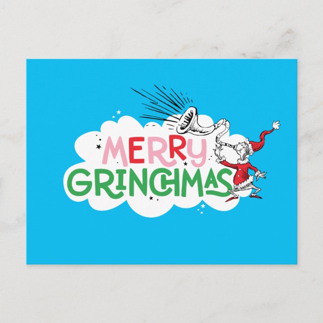 Carte Postale Merry Grinchmas Mister Grinch (Devant)