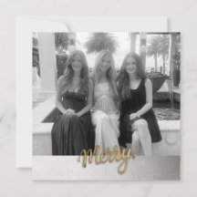 Carte postale Merry Holiday