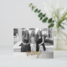 Carte postale Merry Holiday
