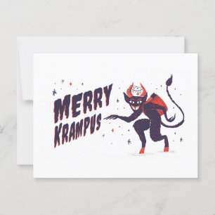 Carte Postale Merry Krampus