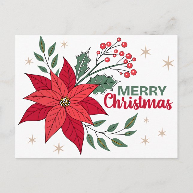 CARTE POSTALE MERRY NOËL (Devant)