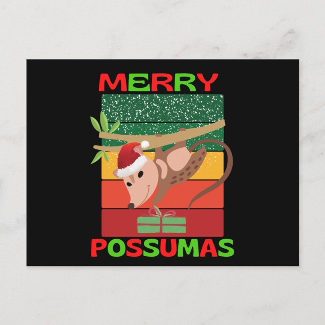 Carte Postale merry possumas (Devant)
