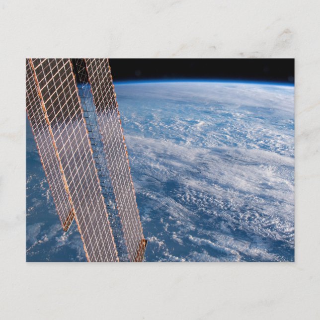 Carte Postale Mers de Tasman et de Corail couvertes de nuages. (Devant)