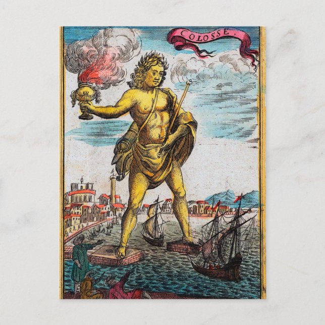 Carte Postale Merveilles Du Monde Ancien (Devant)