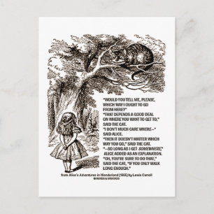 Carte Postale Merveilleuse contrée De quel côté dois-je aller