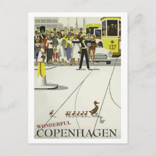 Carte Postale Merveilleuse Copenhague, ville de grande culture
