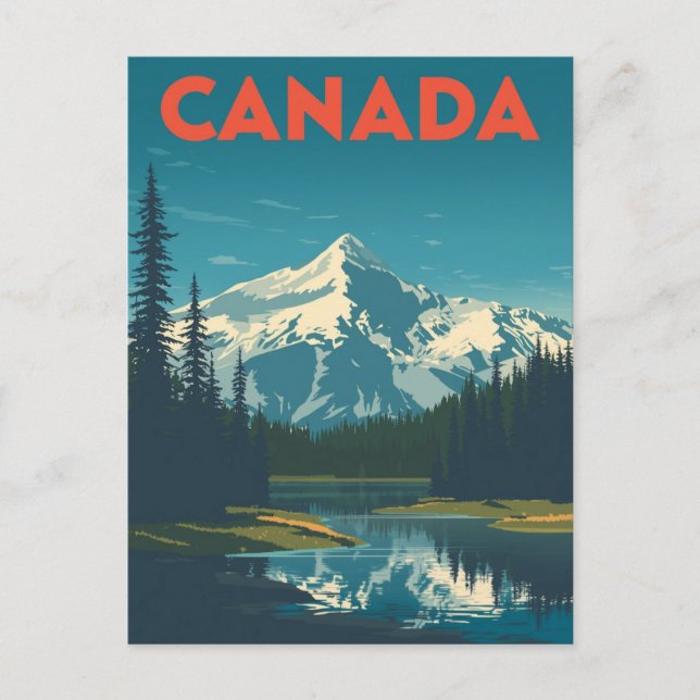 Carte Postale Merveilleuse nature sauvage du Canada (Devant)