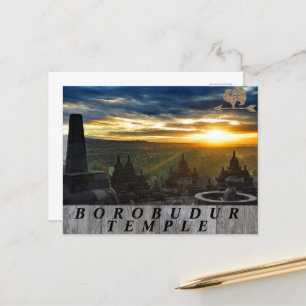 Carte Postale Merveilleux Borobudur Indonésie