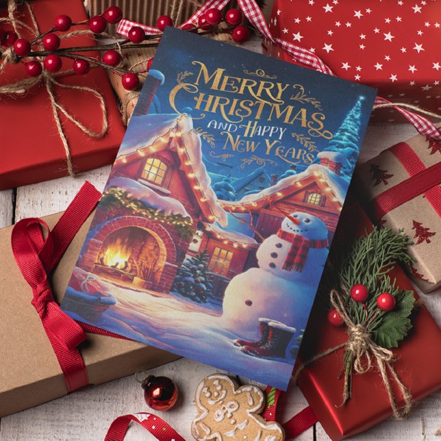 Carte Postale Merveilleux pays d'hiver givré (Créateur téléchargé)