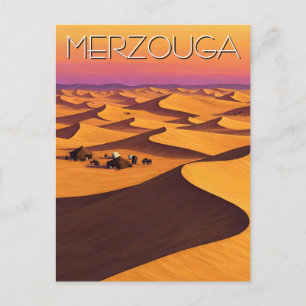 Carte Postale Merzouga Maroc Désert