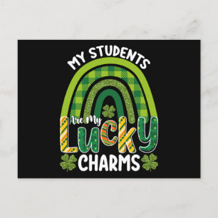 Carte Postale Mes étudiants sont mes charmes chanceux St Patrick