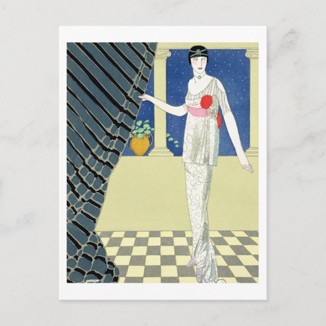 Carte Postale Mes invités ne sont pas arrivés, illustration d'un (Devant)