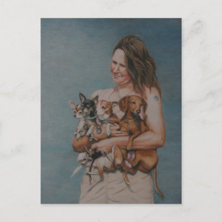 Carte Postale Mes quatre Secours Art Post Card