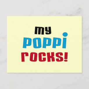 Carte Postale Mes T-shirts et Cadeaux My Poppi Rocks