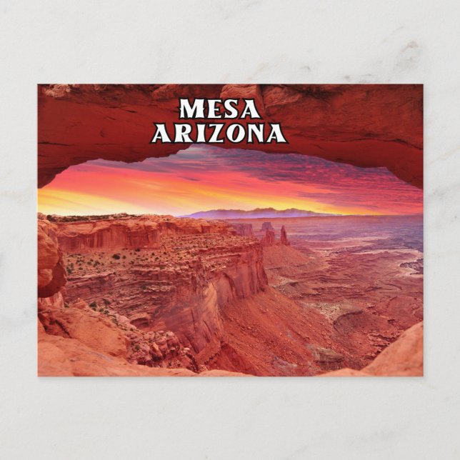 Carte Postale Mesa Arizona Pour Le Voyage De Souve (Devant)