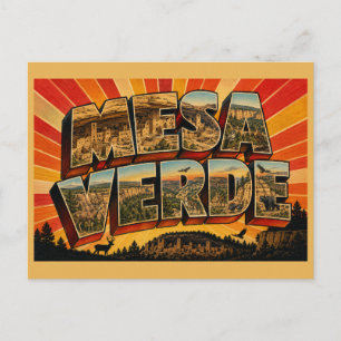 Carte Postale Mesa Verde Colorado Ancienne Demeure de Falaises A