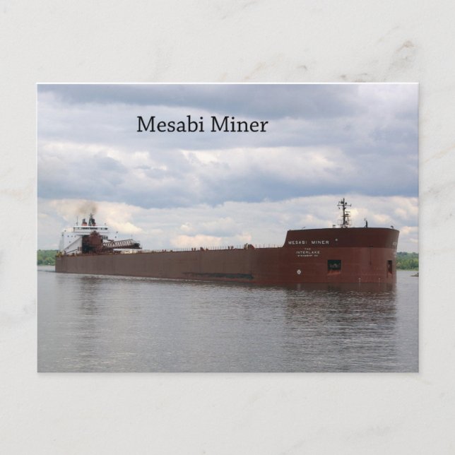 Carte postale Mesabi Miner (Devant)
