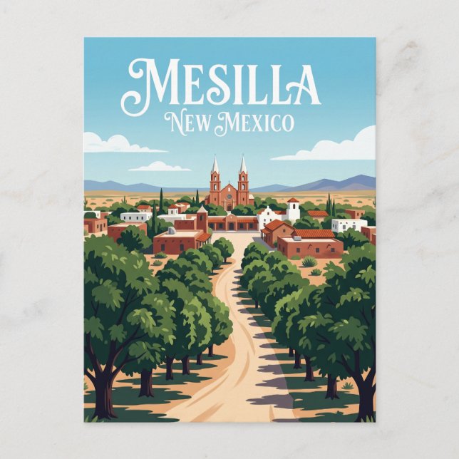 Carte Postale Mesilla États-Unis (Devant)