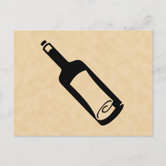 Carte Postale Message dans une bouteille.