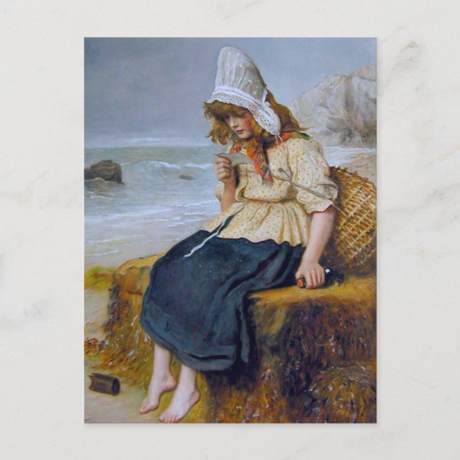 Carte Postale Message dans une bouteille (Devant)
