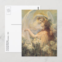 Message de l'ange par George Swinstead, Art Vintag