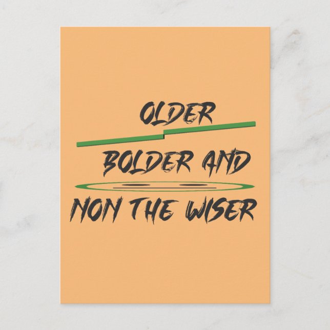 Carte Postale Message de plaisanterie sur les graphiques et les  (Devant)