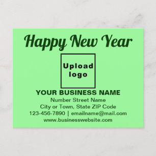 Carte Postale Message de voeux pour le Nouvel An d'affaires sur 