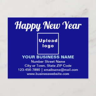 Carte Postale Message de voeux pour le Nouvel An d'affaires sur 