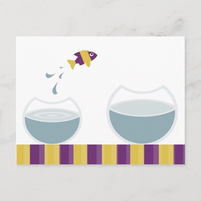 Carte Postale Message simple amusant (Devant)