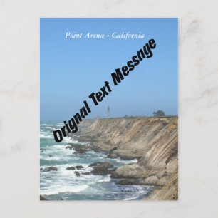 Carte postale - Message texte original