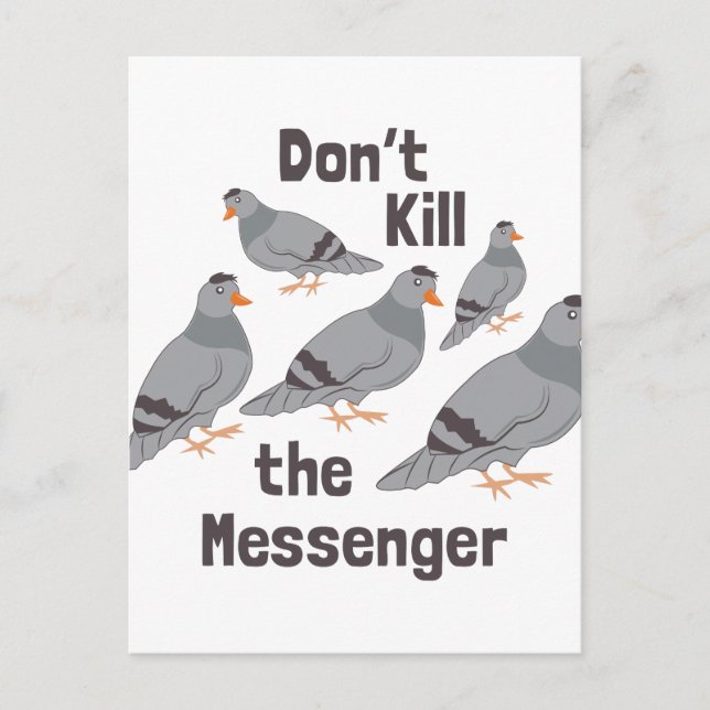 Carte Postale Messenger Pigeon (Devant)