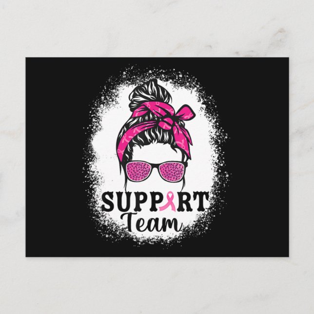 Carte Postale Messy Bun équipe de soutien pour les cheveux Prix  (Devant)