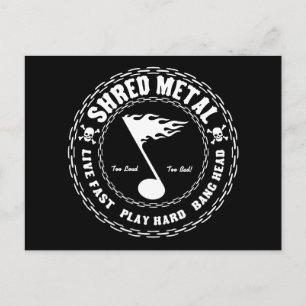 Carte Postale Métal cisaillé
