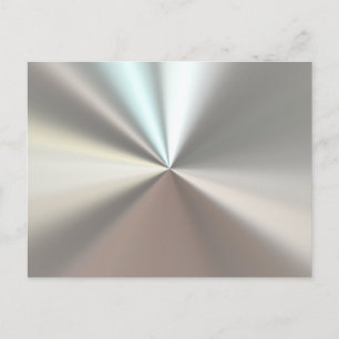 Carte Postale Metal d'artistic silver