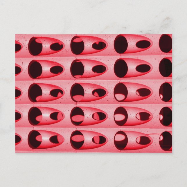 Carte Postale métal rose (Devant)