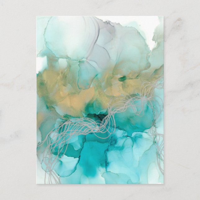 Carte Postale Métalliques tissées (Devant)