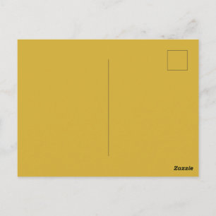 Carte postale métallisée or élégante pour occasion
