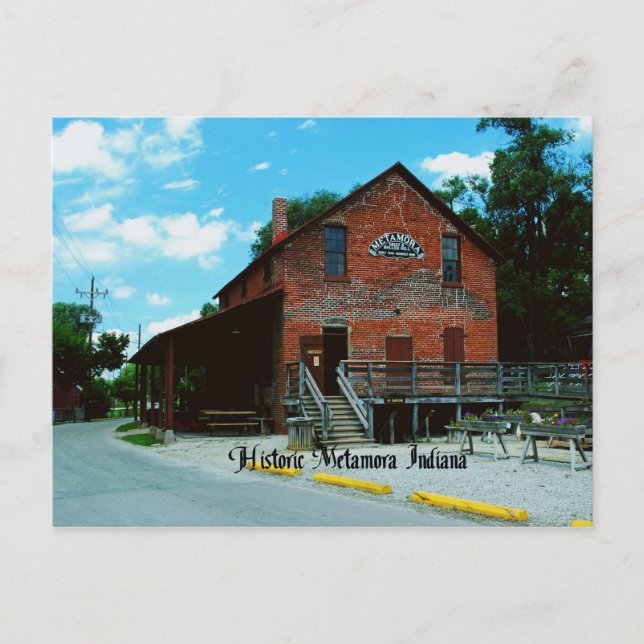 Carte Postale Metamora Indiana (Devant)
