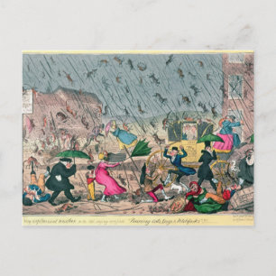 Carte Postale Météo très désagréable, ou Vieux Dire