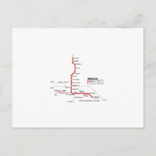 Carte Postale Métro de Brescia