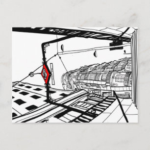 Carte Postale Métro de Madrid Gran Vía