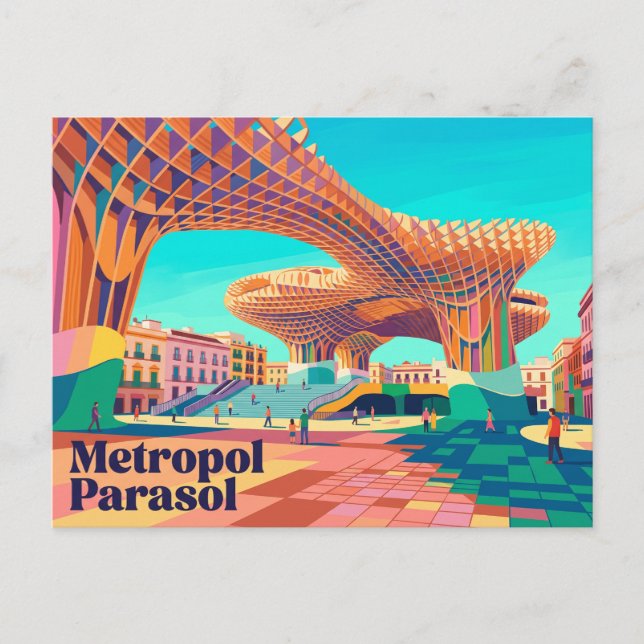 Carte Postale Metropol Parasol Espagne (Devant)