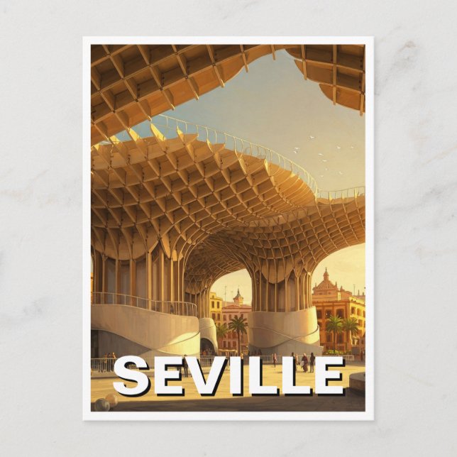 Carte Postale Metropol Parasol Séville Espagne Voyage (Devant)