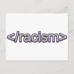 Carte Postale Mettre fin au racisme