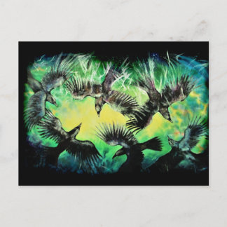 Carte Postale Meurtre des corbeaux