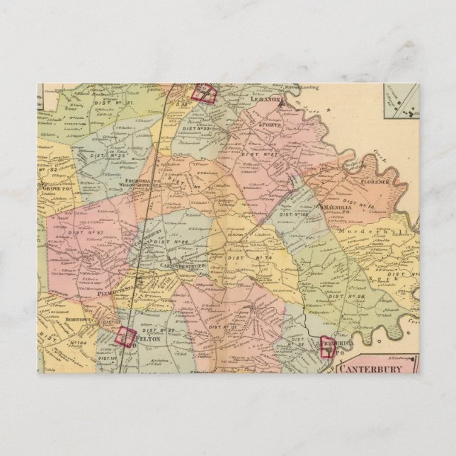 Carte Postale Meurtre nord et sud (Devant)
