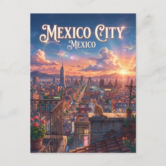 Carte Postale Mexico City (Devant)