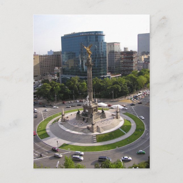 Carte Postale Mexico Paseo de la Reforma (Devant)