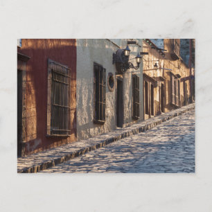 Carte Postale Mexico rue pavée